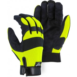 2137HY Majestic® Armor Skin™ Mechanics Glove with High Visibility Knit Back